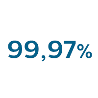 Gaisa attīrī&scaron;ana līdz 99.97% pm 2,5 daļiņu